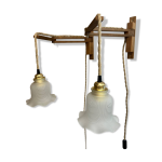 Duo de baladeuses avec support mural