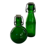 Duo de bouteilles vertes Duo de bouteilles vertes