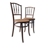 Duo de chaises bistrot fishel