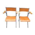 Duo de fauteuils de bureau