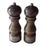 Duo de moulins  sel et poivre vintage en bois marlux france