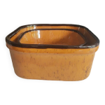 Duo de plats  four carrs en cramique maille caramel mouchet