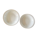 Duo de plats en porcelaine uml
