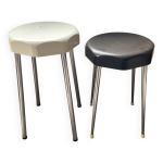 Duo de tabourets en bak�lite, ann�es 50