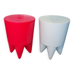 Duo de tabourets xo bubu ier par philippe starck