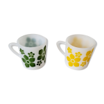 Duo de tasses fleuries Duo de tasses fleuries