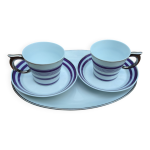 Duo tasses porcelaine + platine bernardaud for nespresso Duo tasses porcelaine + platine bernardaud for nespresso