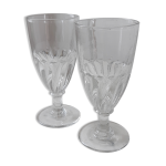 Duo de verres  absinthe fin xixeme