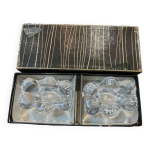 Ecrin salire poivrire en cristal sign daum annes 60