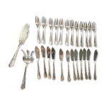 crin service  poisson en mtal argent