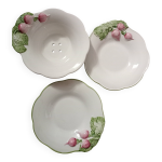 Egouttoir + 2 assiettes silea en porcelaine barbotine Egouttoir + 2 assiettes silea en porcelaine barbotine