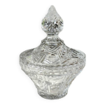 lgante bonbonnire en cristal, au design gomtrique, style boho - chic