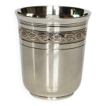 �l�gante timbale en m�tal argent� christofle