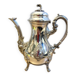 lgante verseuse  th caf style louis xv rocaille mtal argent