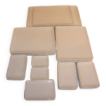 lments service blanc rectangulaire