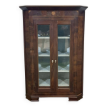 Encoignure dbut xxme en noyer