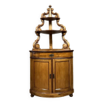 Encoignure galbe poque xixme sicle en sapin vers 1820 - 1830