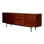 Enfilade d'alain richard modèle 324 - meuble tv - palissandre - ca 1950 Enfilade d'alain richard modèle 324 - meuble tv - palissandre - ca 1950