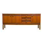 Enfilade annes 60 en bois de noyer