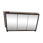 Enfilade art dco facade miroirs