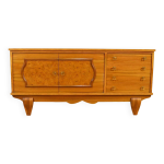 Enfilade art dco en noyer