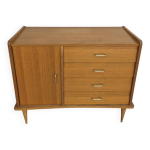 Enfilade bahut commode vintage 1950s chne