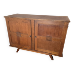 Enfilade en chne des annes 60