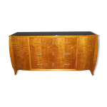 Enfilade d'poque art dco en bois clair vers 1930