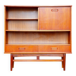 Enfilade haute scandinave en teck, ann�es 60