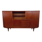Enfilade haute scandinave vintage en teck des années 50 60 Enfilade haute scandinave vintage en teck des années 50 60