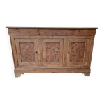 Enfilade louis philippe en loupe de merisier