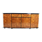 Enfilade en loupe d'orme par paul michel, 1980s