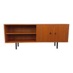 Enfilade meuble de rangement bibliothèque vintage style scandinave teck Enfilade meuble de rangement bibliothèque vintage style scandinave teck
