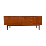 Enfilade meuble tv hifi bahut moderniste vintage rtro en teck