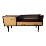 Enfilade meuble tv vintage en teck Enfilade meuble tv vintage en teck