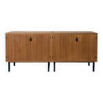 Enfilade moderniste deux buffets teck antoine philippon et jacqueline lecoq