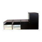 Enfilade modulable space age vintage ann�es 70 4 modules