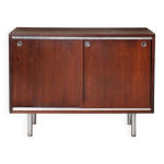 Enfilade en palissandre � portes coulissantes, george nelson, hermann miller