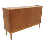 Enfilade scandinave en teck et en chne, sude, 1950