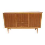 Enfilade scandinave en teck et en ch�ne, su�de, 1960