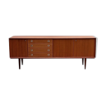 Enfilade en teck design scandinave années 1950 Enfilade en teck design scandinave années 1950