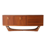 Enfilade vintage beautility en teck annes 60