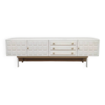 Enfilade vintage en bois sculpt, allemagne annes 1970