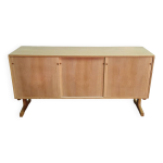 Enfilade vintage en chne de ditte et adrian heath pour france & son, danemark 1960