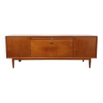 Enfilade vintage scandinave en teck des ann�es 60 du designer edvard valentinsen pour samcom