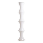 Enrico tronconi lampadaire « bambou », en verre opalin blanc. années 70. Enrico tronconi lampadaire « bambou », en verre opalin blanc. années 70.