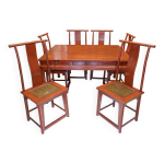 Ensemble 1 table + 6 chaises anciennes chinoise