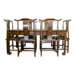 Ensemble 1 table ancienne chinoise + 6 chaises