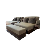 Ensemble de 2 fauteuils & 2 poufs fabrication anglaise sur mesure Ensemble de 2 fauteuils & 2 poufs fabrication anglaise sur mesure