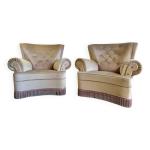 Ensemble de 2 fauteuils vintage